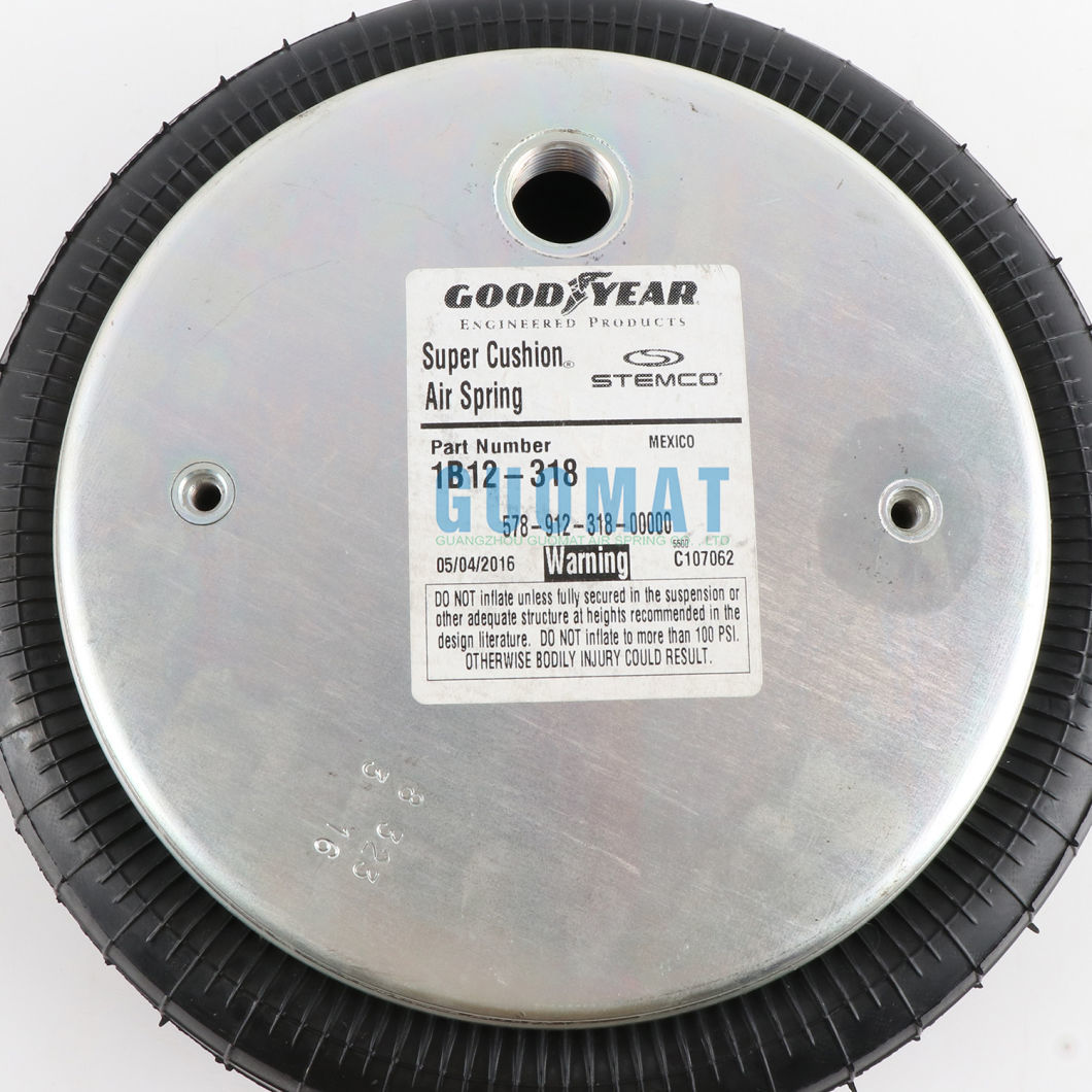 Goodyear Air Spring 1b12-318 Original Big Single Industrial Air Suspension Parts
