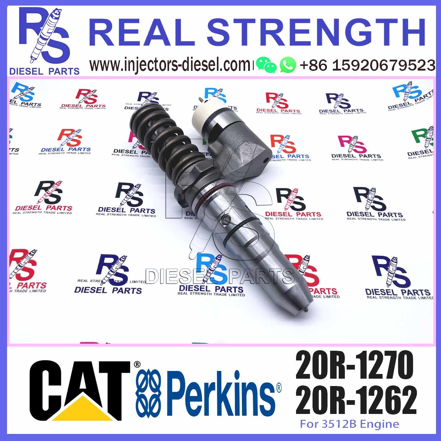 392-0206 20R-1270 Fuel Injectors For Caterpillar 3920206 3508B/3512B/3516B/ 3512C/3516C Engine