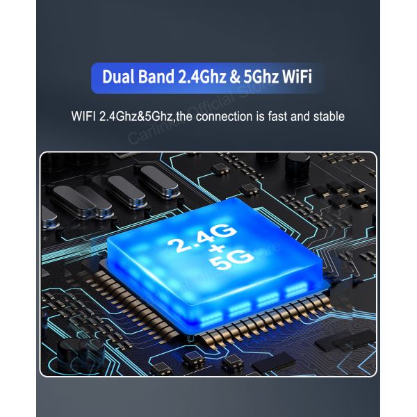 Fast Android Auto Wired To Wireless Adapter A2A Ai Box Built In Cuttingedge Dual Band Wifi