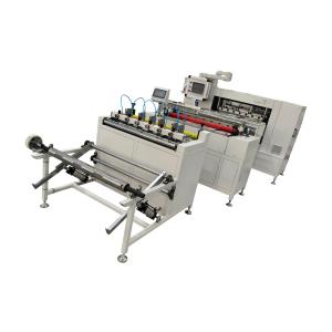 Non Partitioned Pleating Paper Folding Machine Production Line