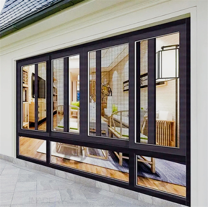 Direct Supply Slim Frame Sliding Windows With Modern Design And Soundproof Function