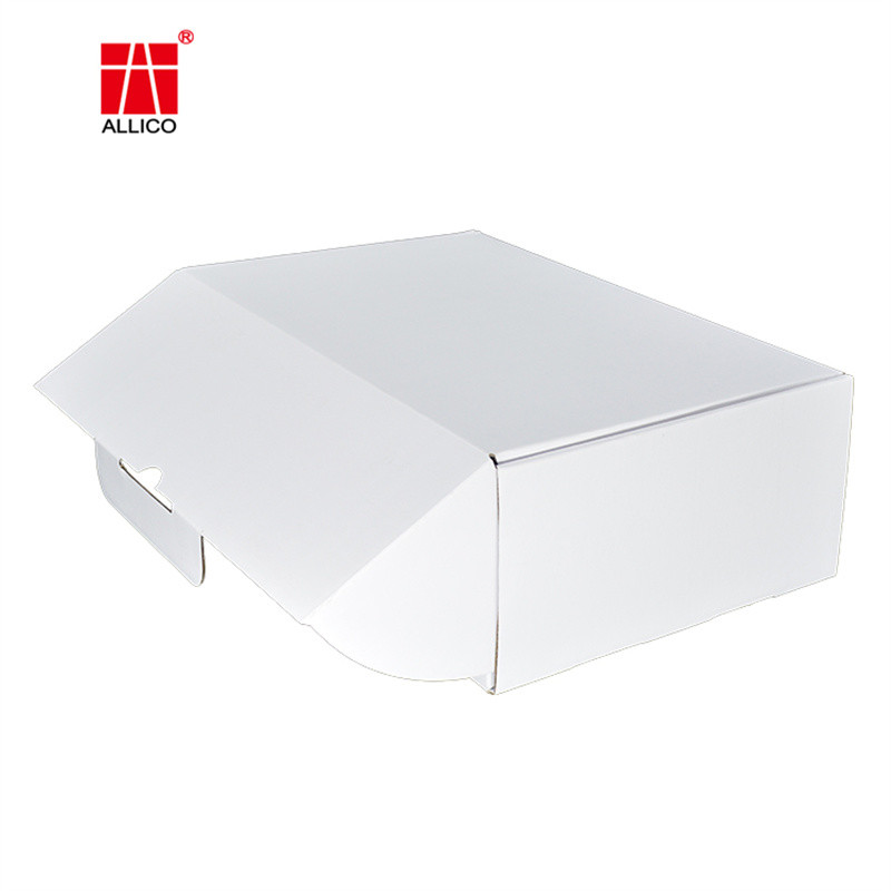 B Flute Folding Mailer Boxes , CMYK Shoe Gift Box Web Press