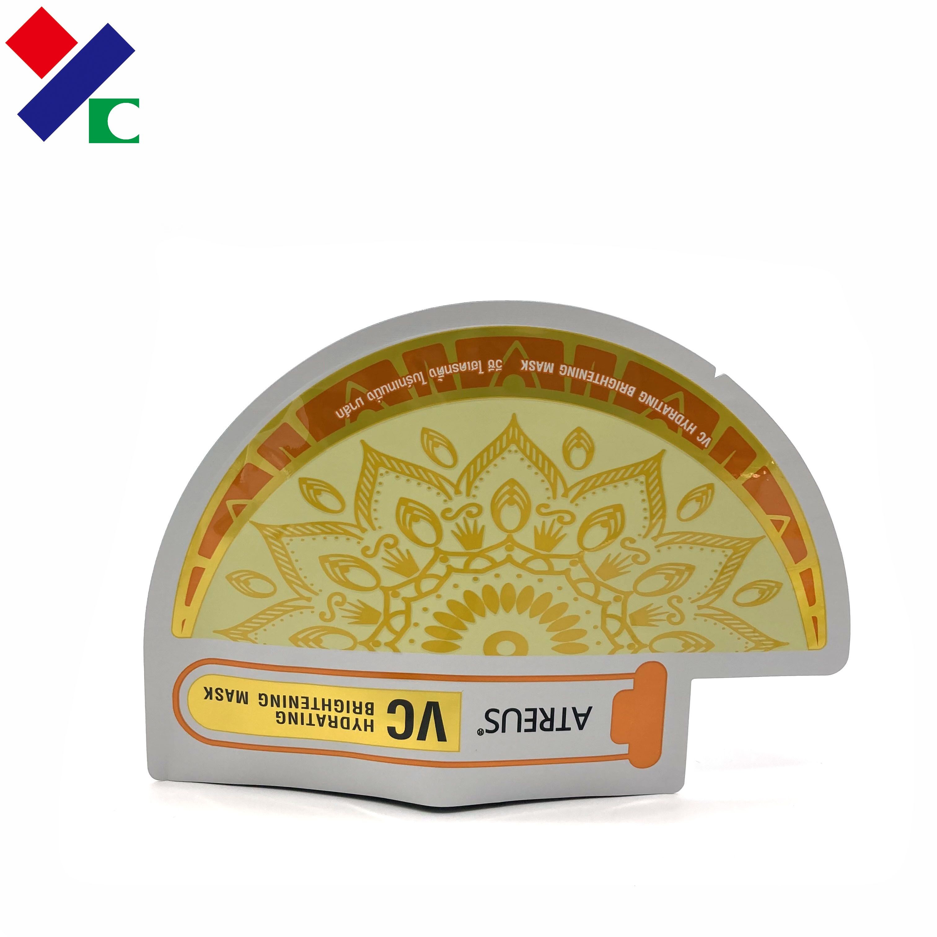 CMKY Heat Seal Bag For Cosmetic Products Customized Shaped Foil Inside
