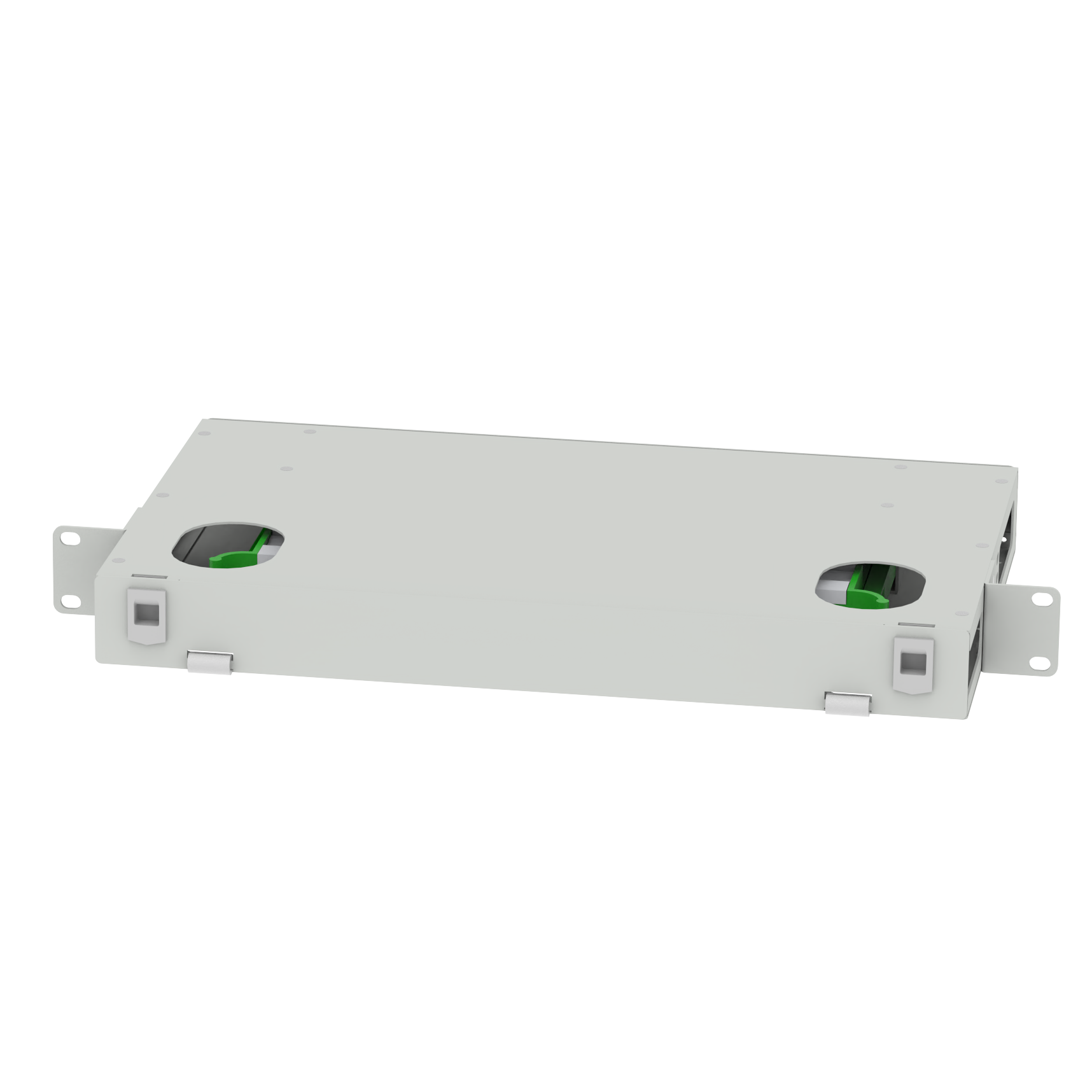 Affordable GRAY LC Type 12 Ports Fiber Optic Distribution Patchpanel for Data Center