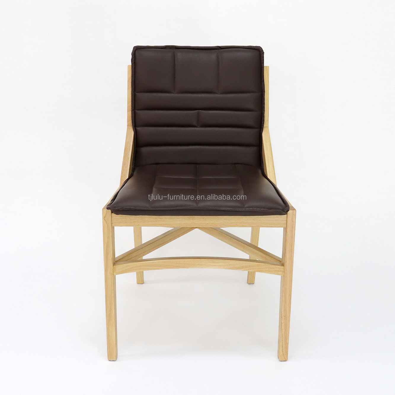 Leisure Facilities Solid Wood Dining Chair for Restaurant Modern Simplicity Home Furniture W54*D57*H88.5CM