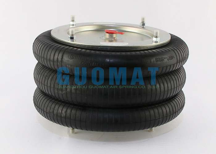 FT816-40 DS G1/2 Contitech Triple Convoluted Air Spring 16X3 Dunlop Industrial Suspension Air Actuator