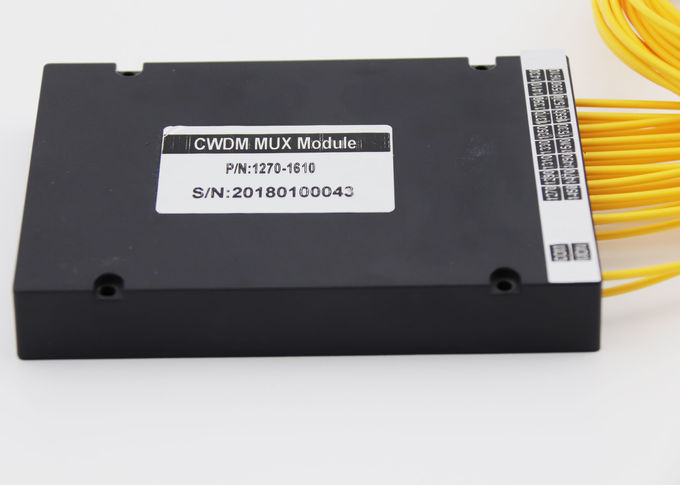 High Reliability CWDM Multiplexer , 4Ch / 8Ch / 18 Ch CWDM Module With LC Comnnectors