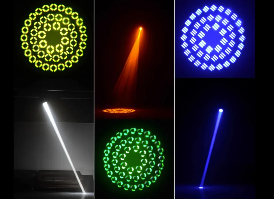 80 Ra Color Rendering Index LED Stage Light 18x12W RGBW with 168lm Lamp Luminous Flux
