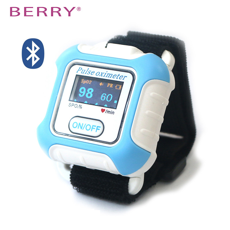 Spo2 And Heart Rate Bluetooth Free App Sleep Apnea Monitor With Audible Alarm