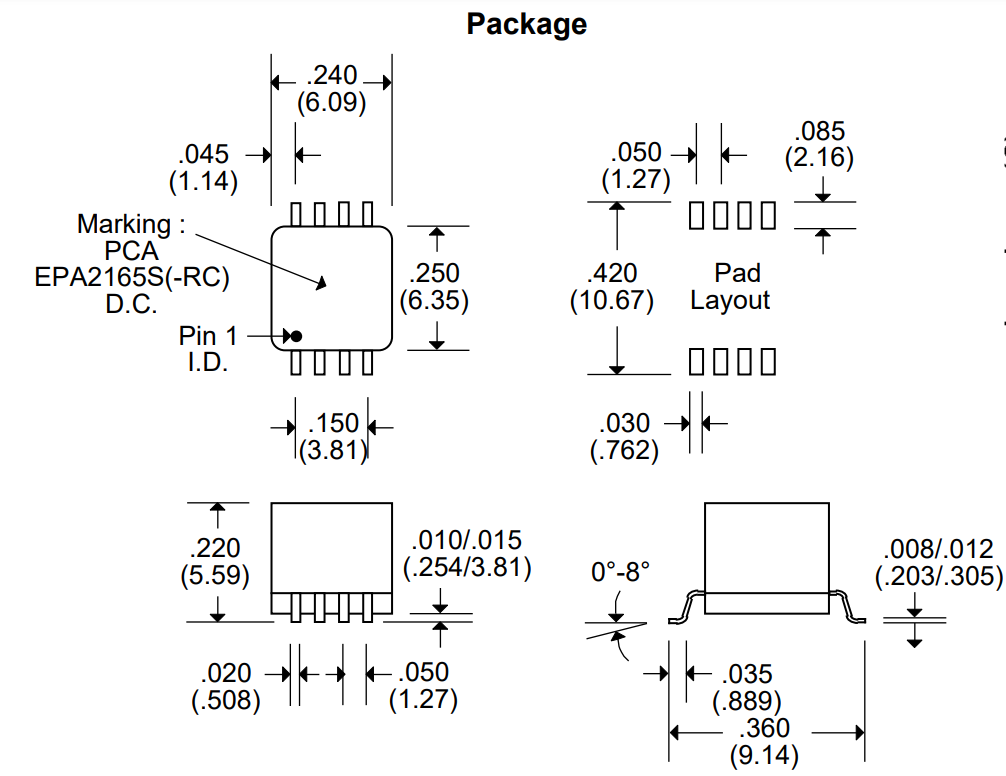 Tiny Push-pull Transformers Low Profile Surface Mount Currents up to 1100mA