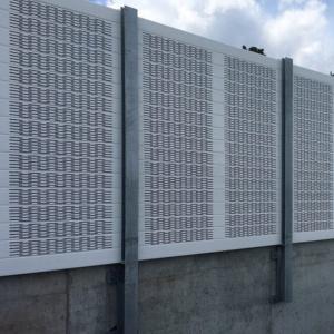 Quality Highway Perforated Metal Acoustic Panels Aluminum Fence Facade Panel for sale