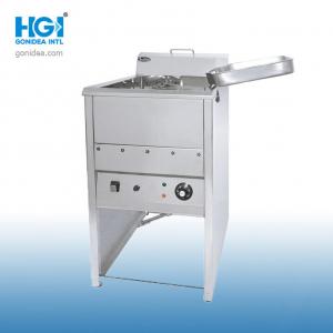 China Steel Floor Standing Electric Deep Fryer Machine 7000W 18L For Fish And Chips on sale