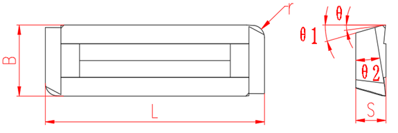 Aluminum-Specific Uncoated CNC Insert HYL22T903R0.85 (Matching Toolholder Available)