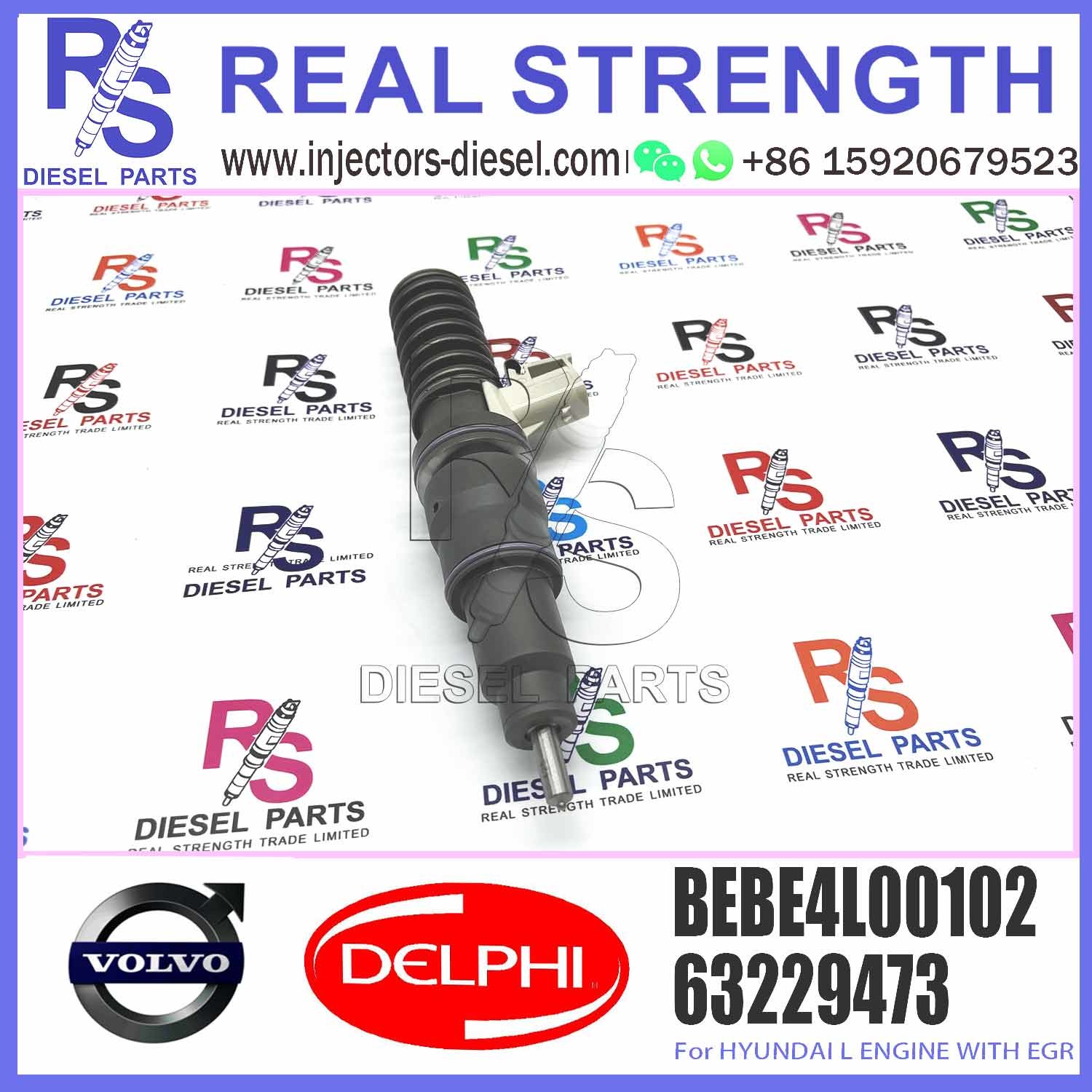 High Quality Diesel engine parts Common Rail Injector 6322947 33800-84700 BEBE4L00001 BEBE4L00002 BEBE4L00102