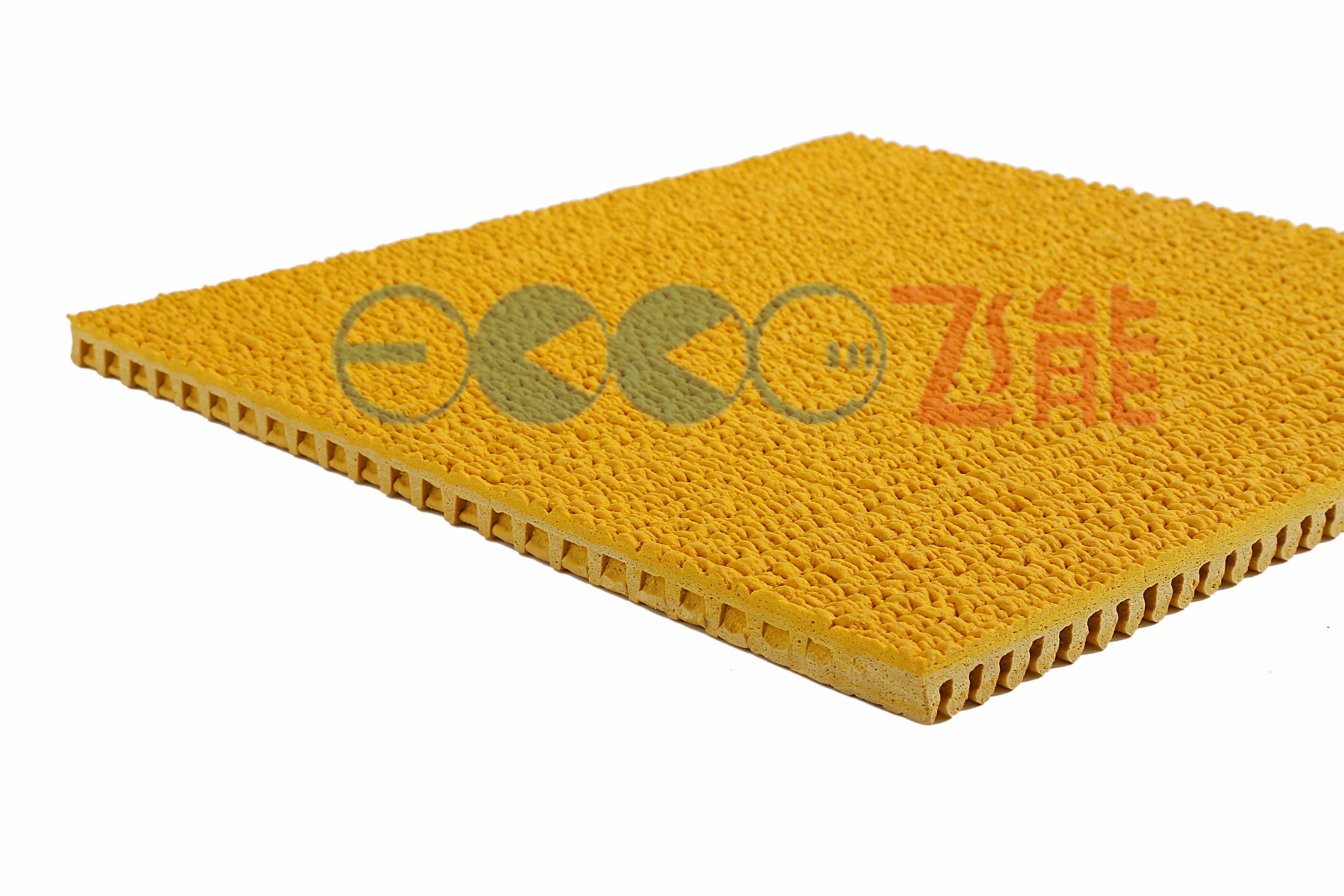 IAAF Rubber Tartan Running Track Yellow Prefabricated