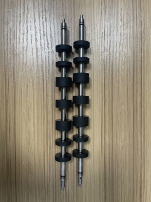 1750150249 ATM Machine Parts Wincor Nixdorf parts ATM C4060 BV shaft 25.8CM, 7 Rollers used on Banknote move CWAA 1750150249