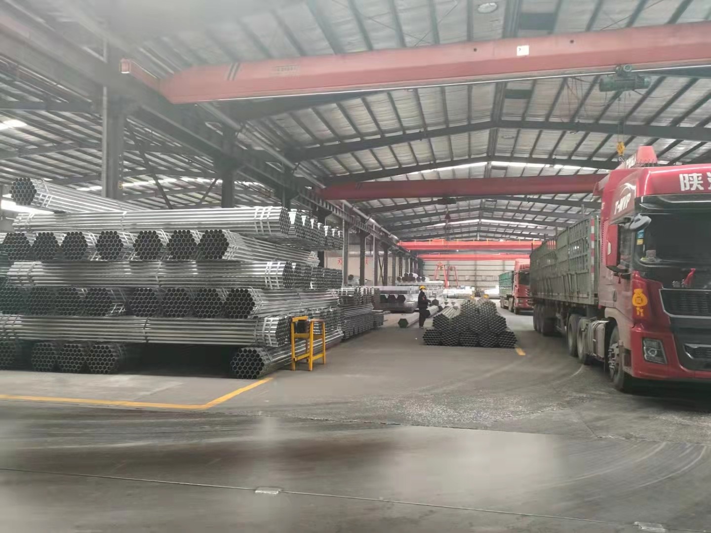Gi Tube Galvanized Steel Pipe Hot Rolled Round Metal Sch40 ISO9001