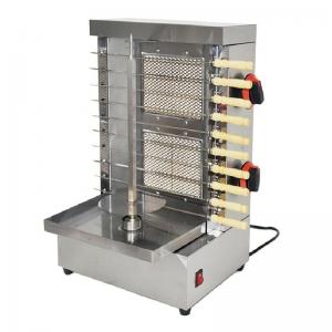 Quality Commercial Natural Gas 4000w Bbq Skewer Machine 2 Burner for sale