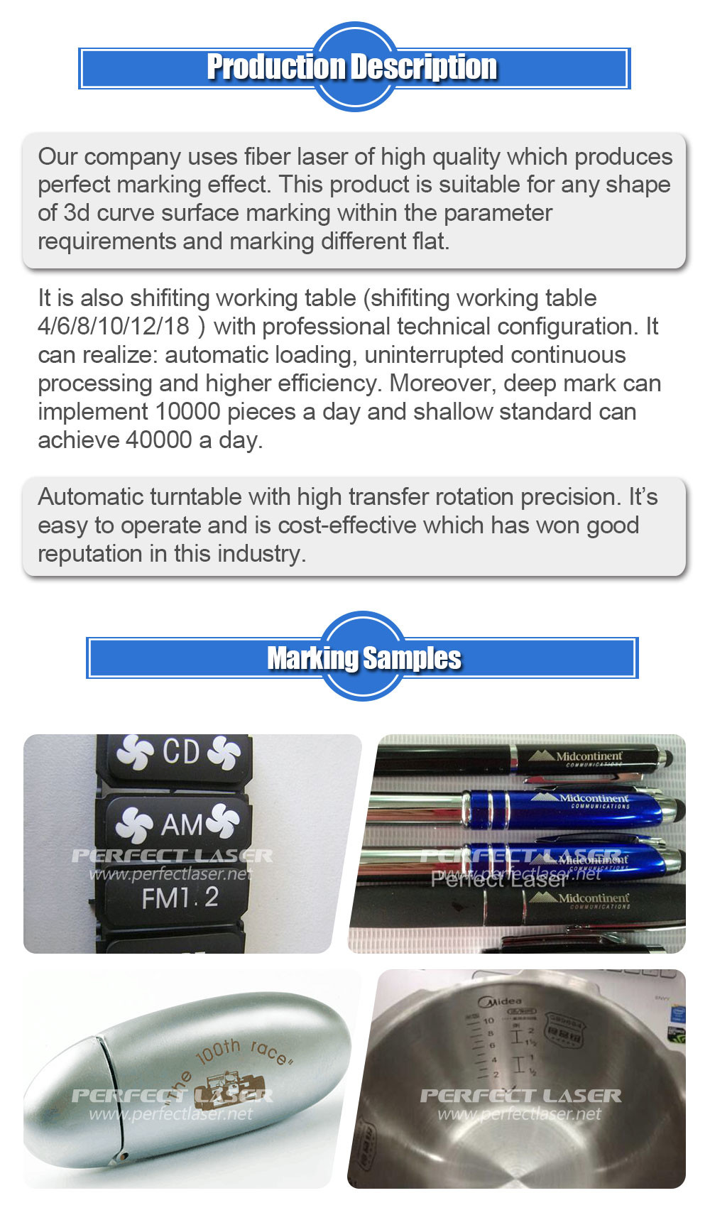 Stainless Steel Fiber Laser Engraver Air Cooled For Sanitary Ware / Tool Accessories