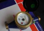 Residential Multi Jet Water Meter With Pulse Emitter Dn15 Thread Dry Dial R1000