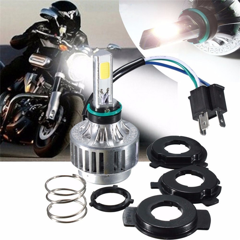 Motorcycle / Electric Bicycle Led Headlight Bulbs Scope 32W 3000LM With Transformer