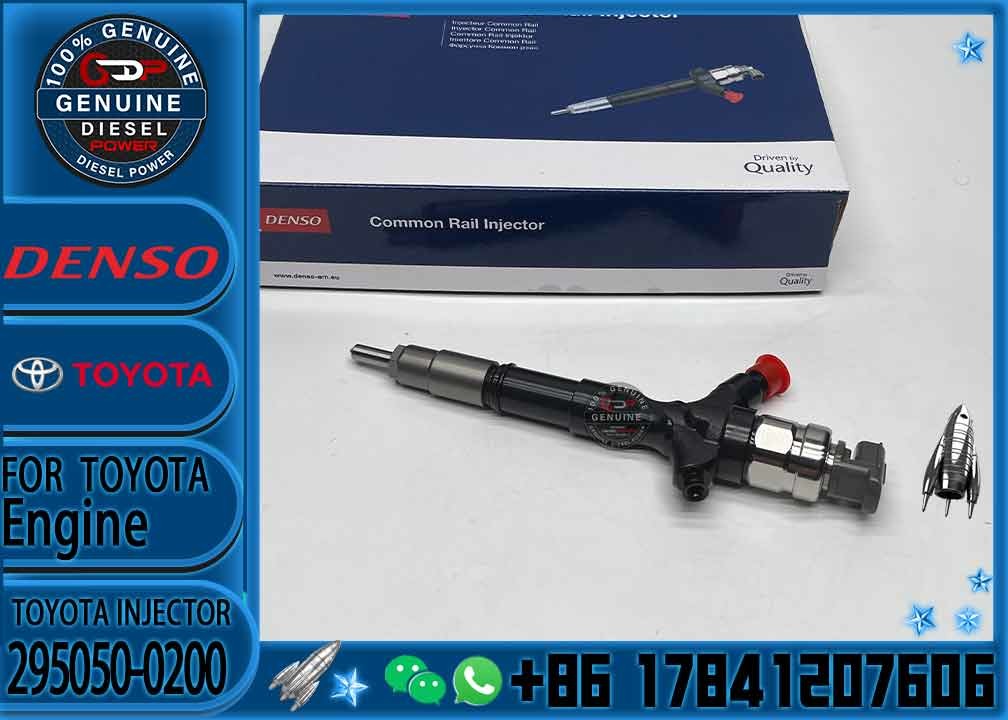 High Quality Diesel Injector 23670-30400 23670-39365 295050-0200 295050-0460 Common Rail Injector for Denso Toyota Auto