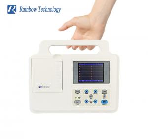 China Electrocardiograph 3 Channel 12 Lead Ecg Machine Handheld Digital For Adult Child on sale