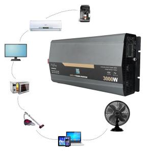 3000W Pure Sine Wave Power Inverter 12V/24V 110V/220V