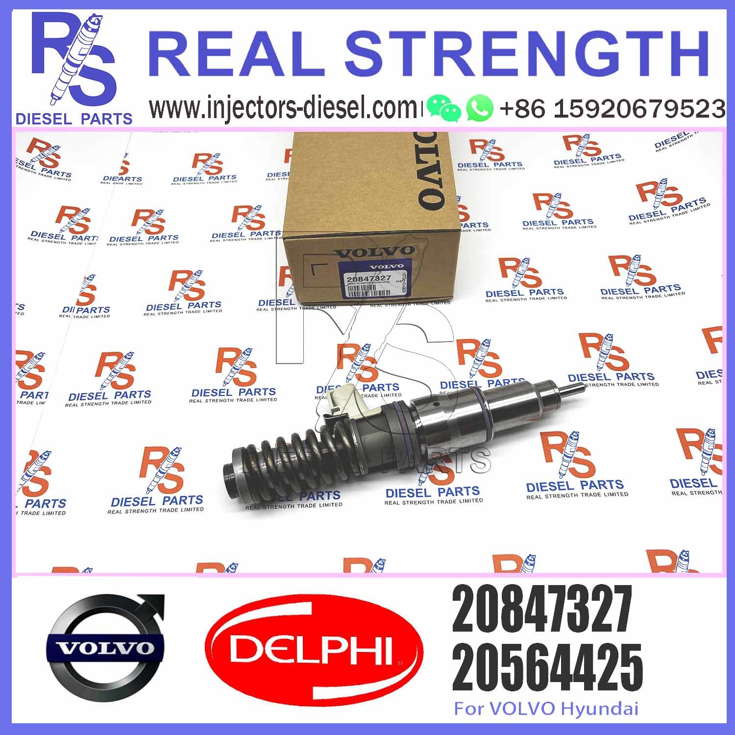 20547350 20547351 20555521 20564425 20564930 20569291 ELIC Engine Common Rail Fuel Injector 207012362 20714369 20747798