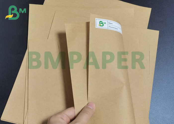 High Tensile Strength Dark Brown Color Extensible Kraft Paper Roll With 102cm Width