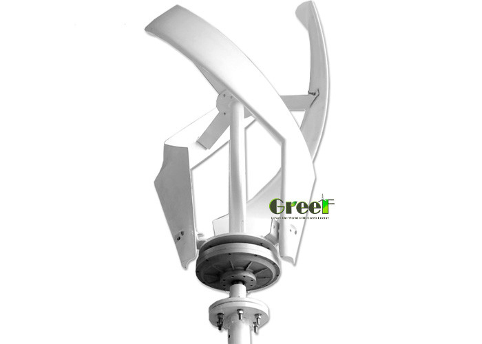 Vertical 200W Wind Turbine , Roof Mounted Wind Turbine CE Certification
