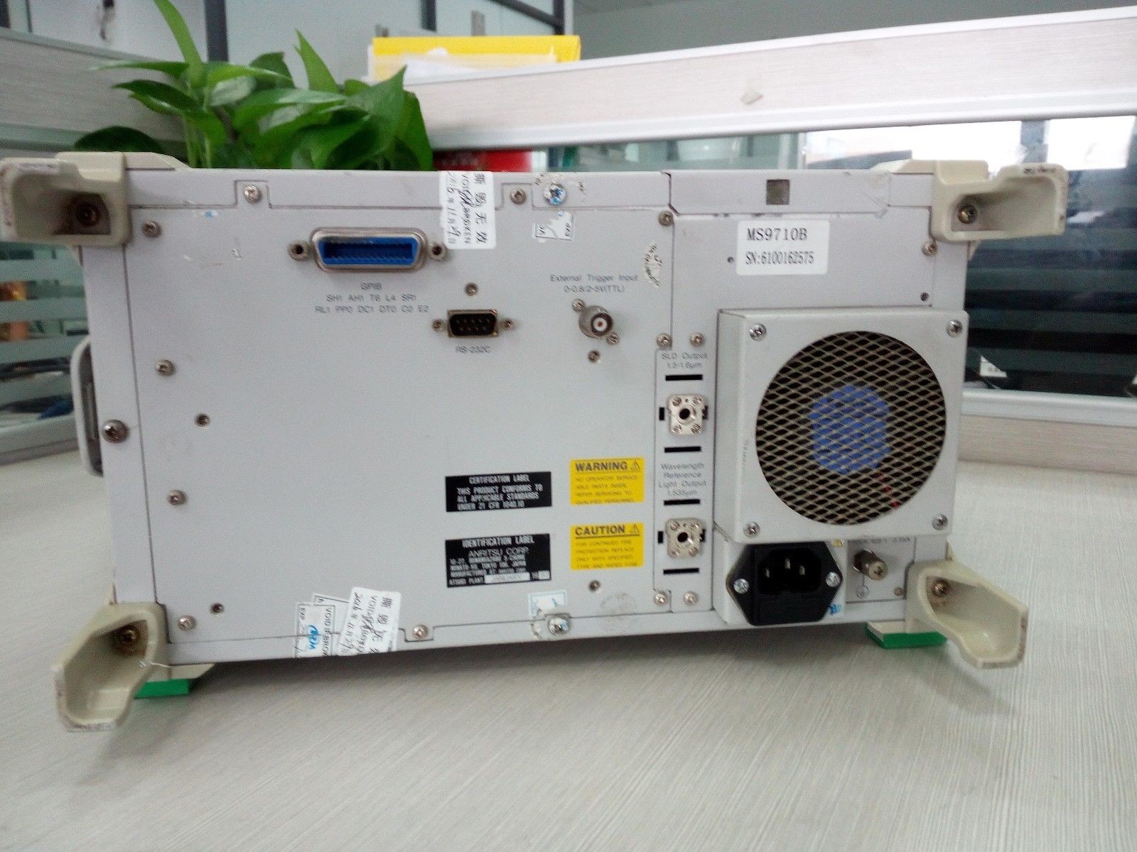 MS9710B Anritsu Optical Spectrum Analyzer Long Wavelength 0.6-1.75um