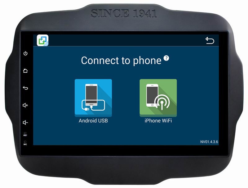 Ouchuangbo car stereo gps navi android 8.1 system for Jeep Renegade 2016 with Bluetooth WIFI USB steering wheel control