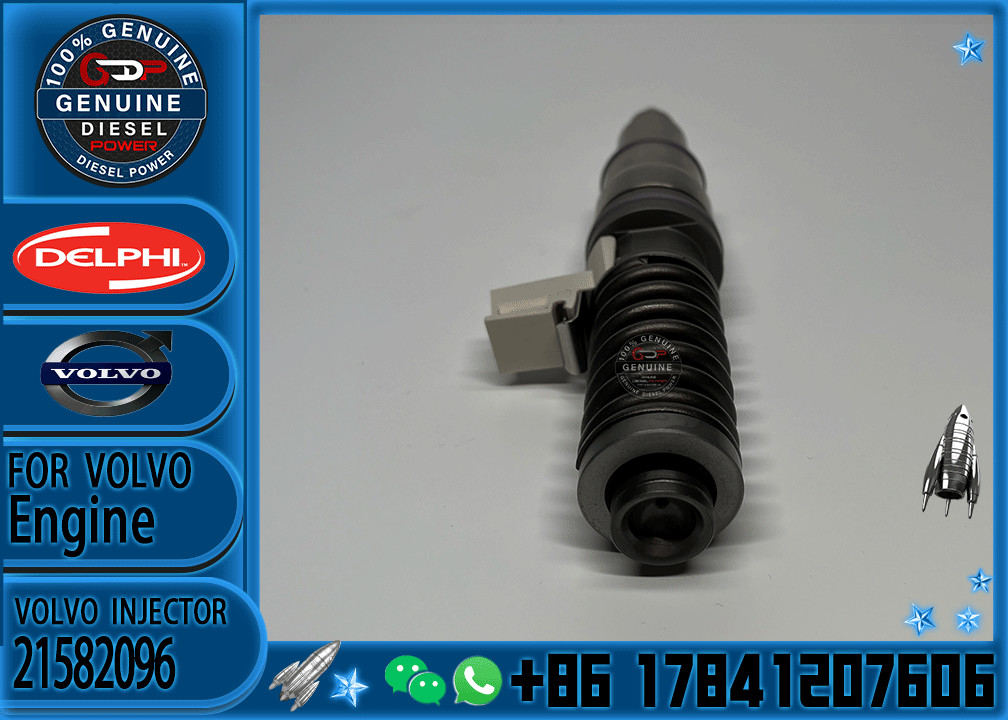 Reman Common Rail 3126 Fuel Injector Assembly 7421582096 7421644598 BEBE4C00101 21582096 3803637 20430583 for Volvo Truck d13