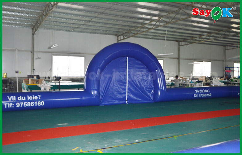 Inflatable Football Game PVC Waterproof Football Shaped Inflatable Pool Field For Outdoor CE Standard