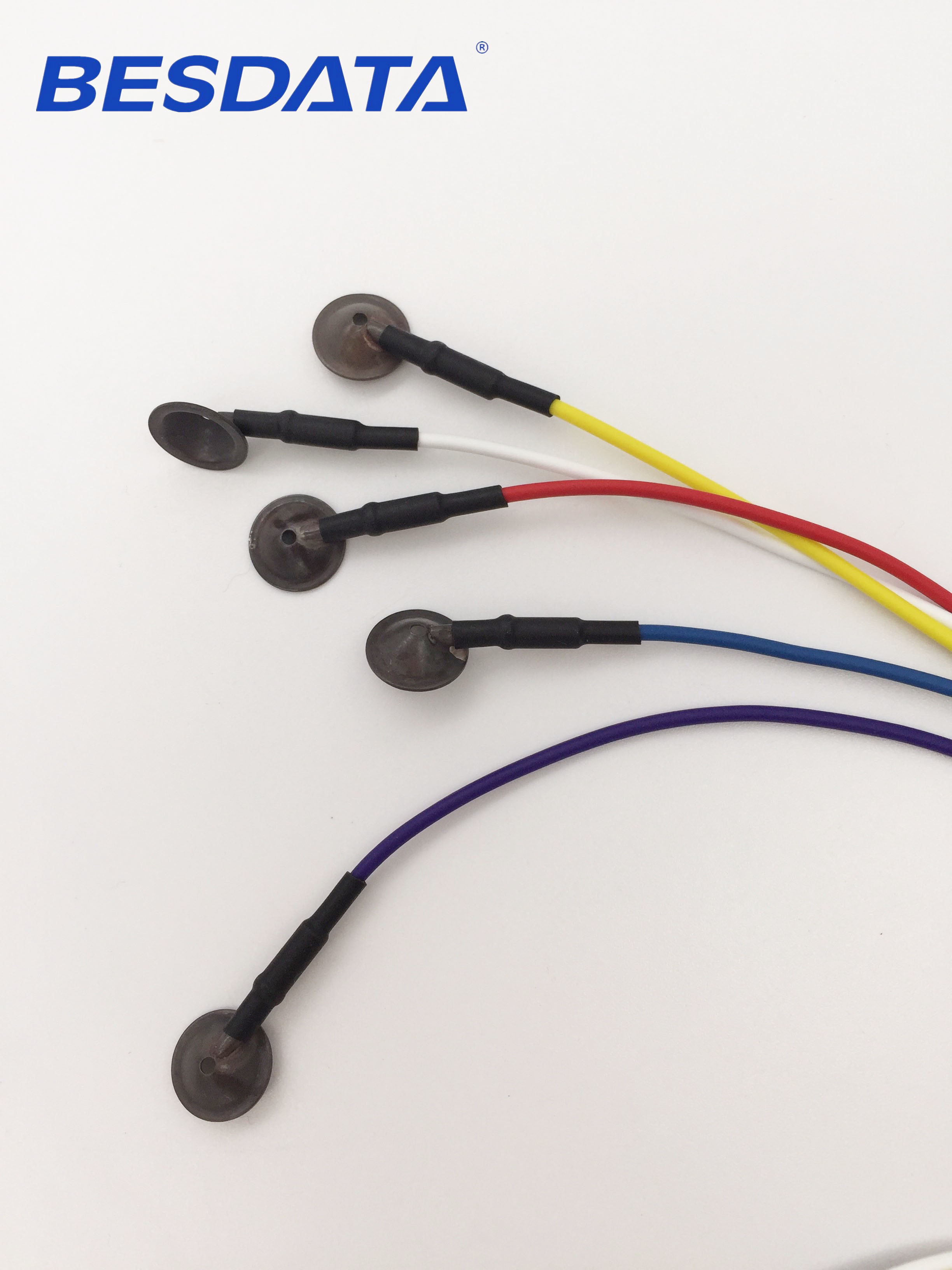 Portable EEG Medical Equipment EEG Electrodes TPU Cable 1.5m Cable length