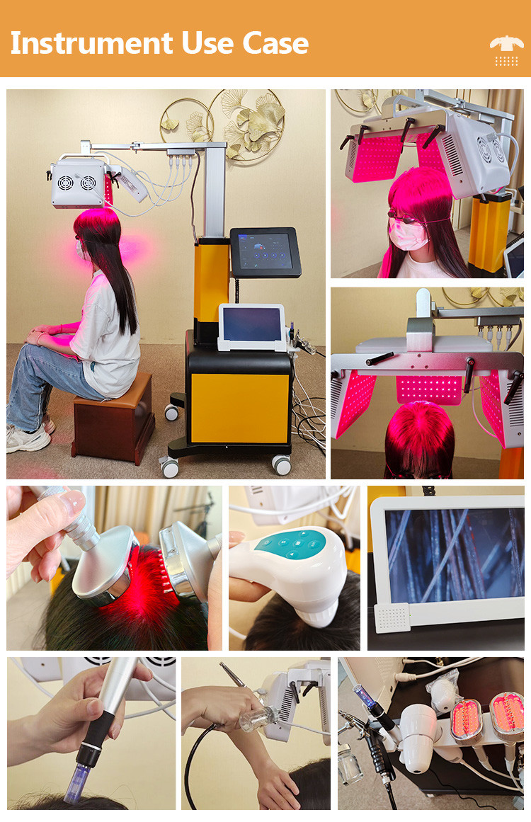 650nm 6 In 1 Laser Hair Growth Device For Scalp Care / Hair Regeneration