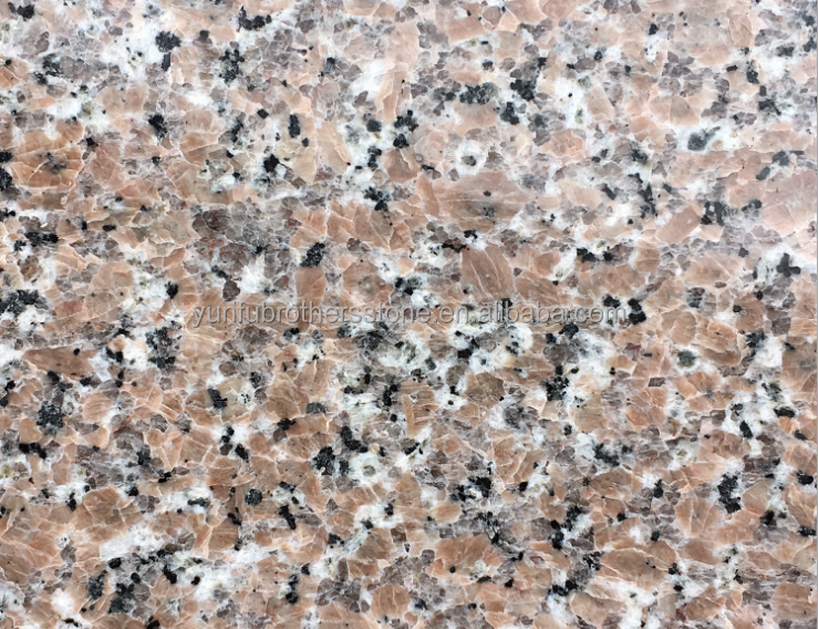 2700kg/m3 Granite Density G636 Slabs Modern Design Style for Villa Graphic Pink Porrno