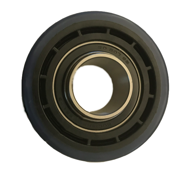 Escalator Spare Part Roller Inside Link Solid Axles Step Chain Pitch 135.46 Roller Dia 106.2