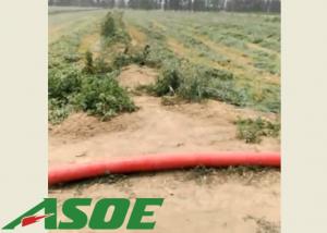 China ASOE Lay Flat Irrigation Hose Flat Soaker Hose Superior Abrasion Resistance on sale