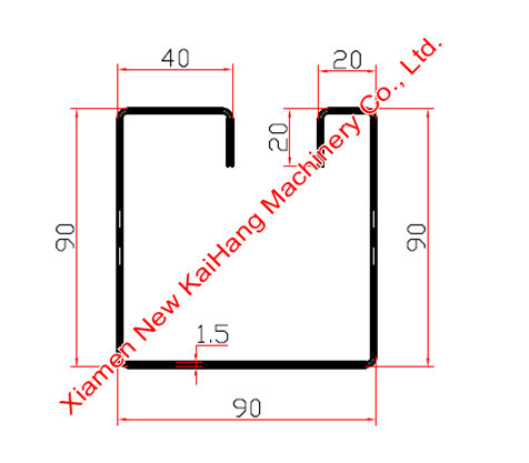 11KW Motor Driven Siemens PLC Control Roll Forming Machine