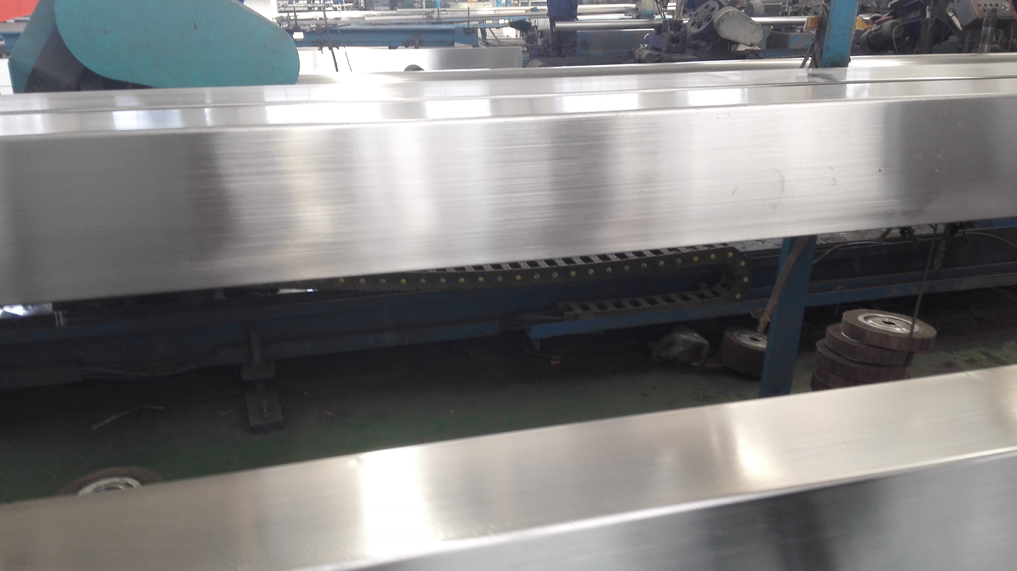TP304 Stainless Steel Welded Tube With Mirror Polish Surface A554 Outside180grits