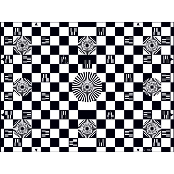 SineImage YE006 Chessboard Test Chart Reflectance For Checking Geometry /