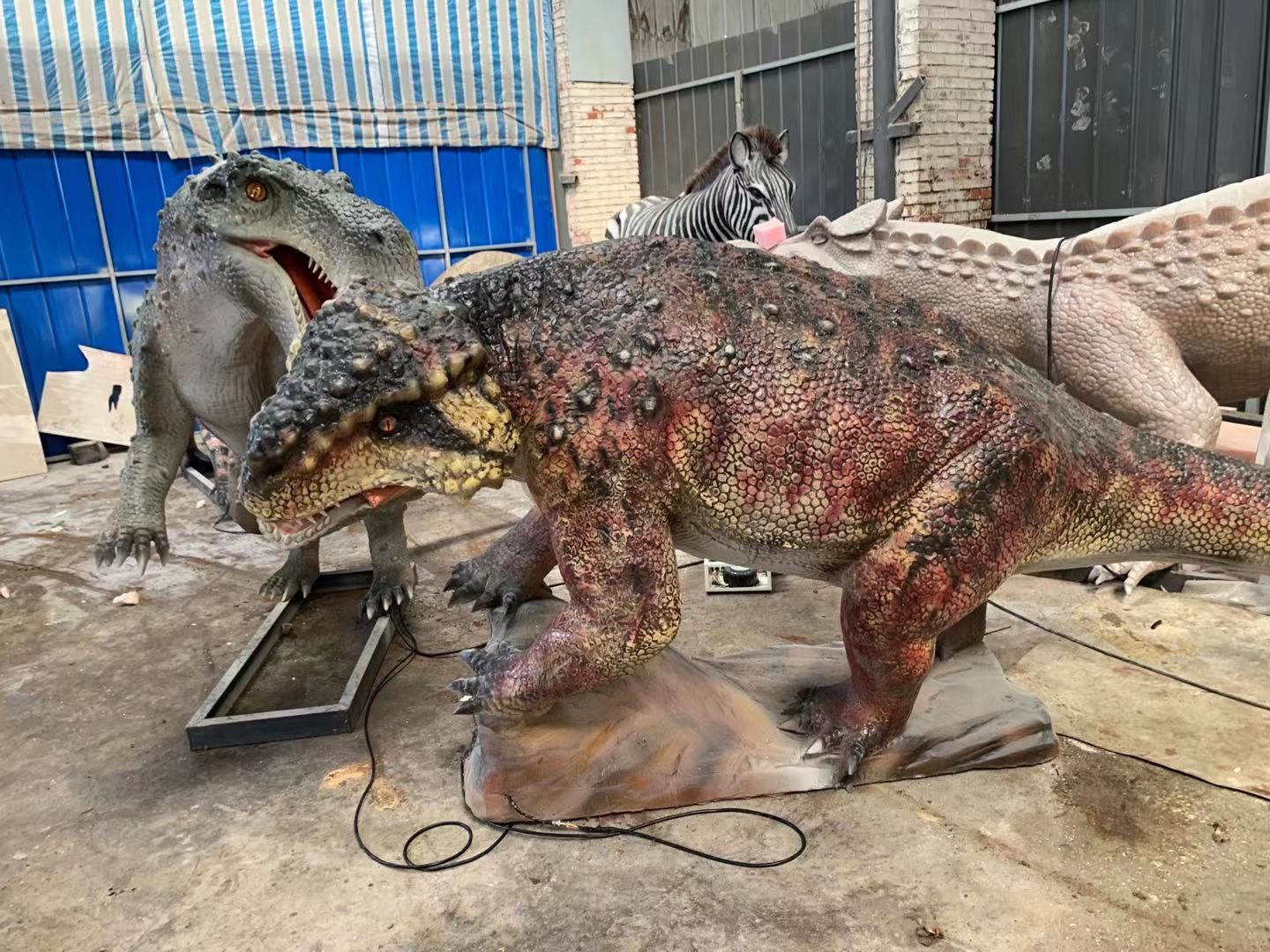 Dinosaur Park 3D Dinosaur Animatronics dilophosaurus Robot Dinosaur Model