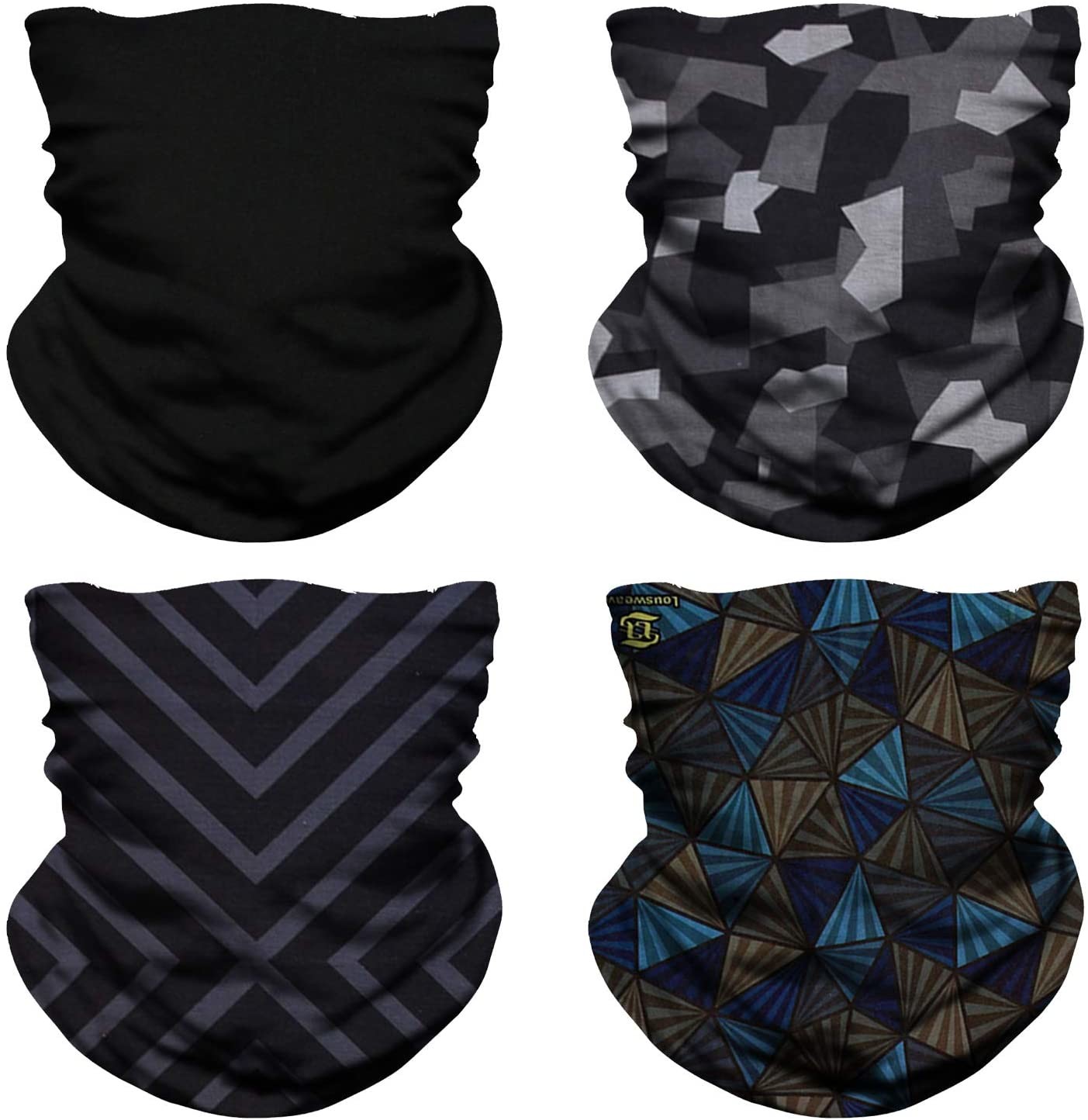 Logo Printed Ear Loops 120g Ice Cotton Adult Face Bandana