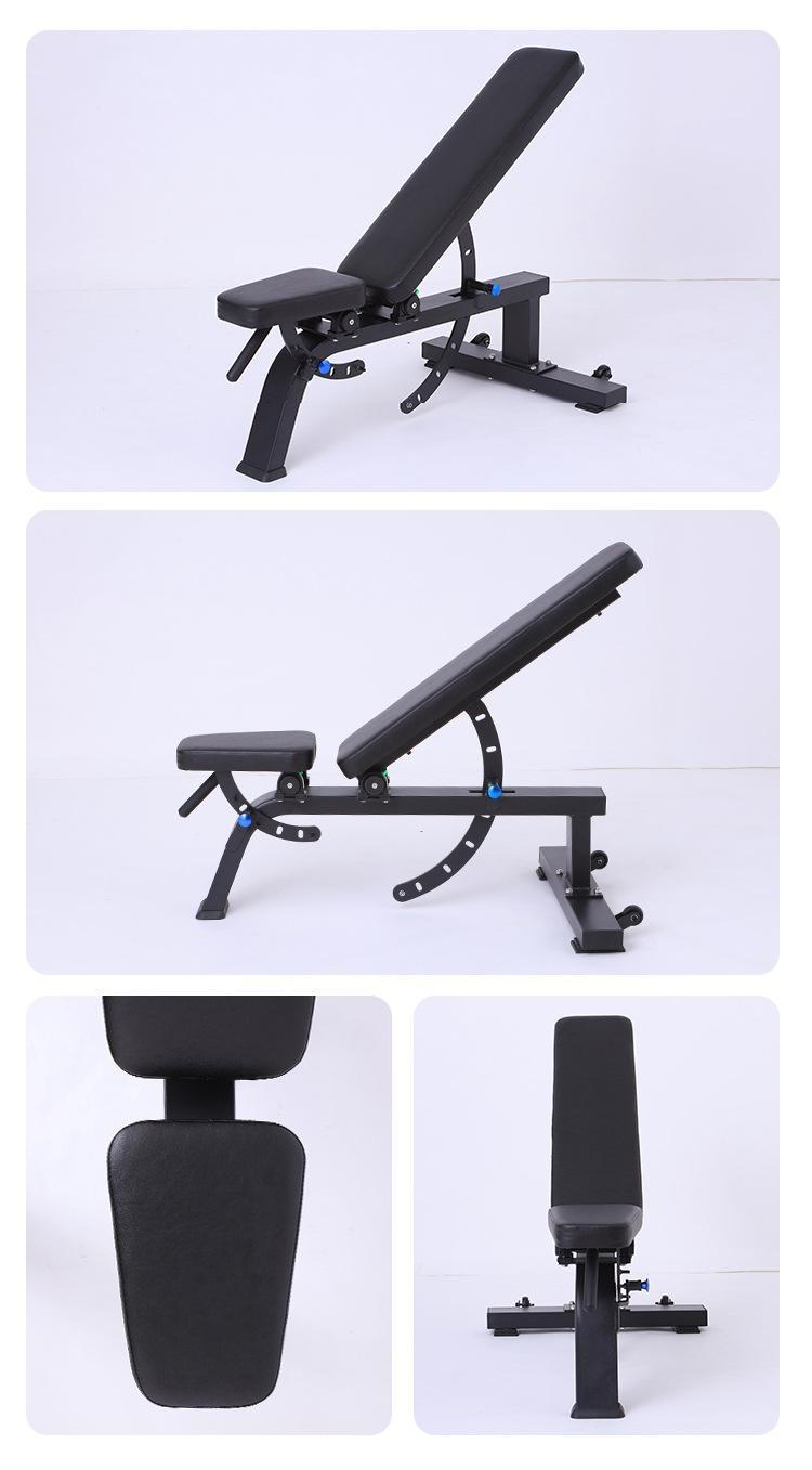 Foldable Commercial Adjustable Exercise Bench Dumbbell Weight Lifting Adjustable Abdominal Bench Gym Fitness Equipment