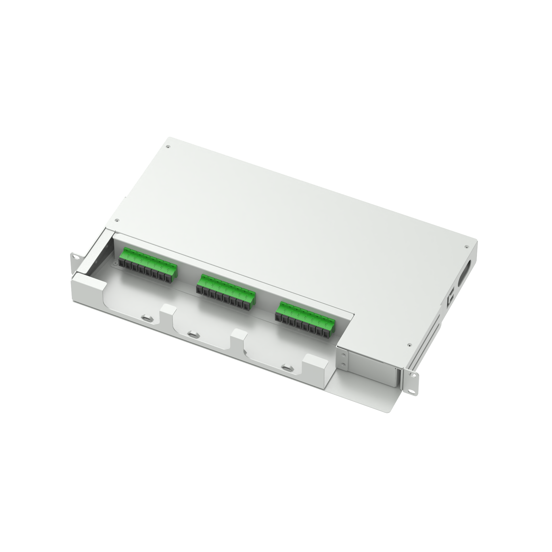 ODN Network 24 Cores APC SC Type 19 Inch Swing Patch Panel Optical Distribution Frame
