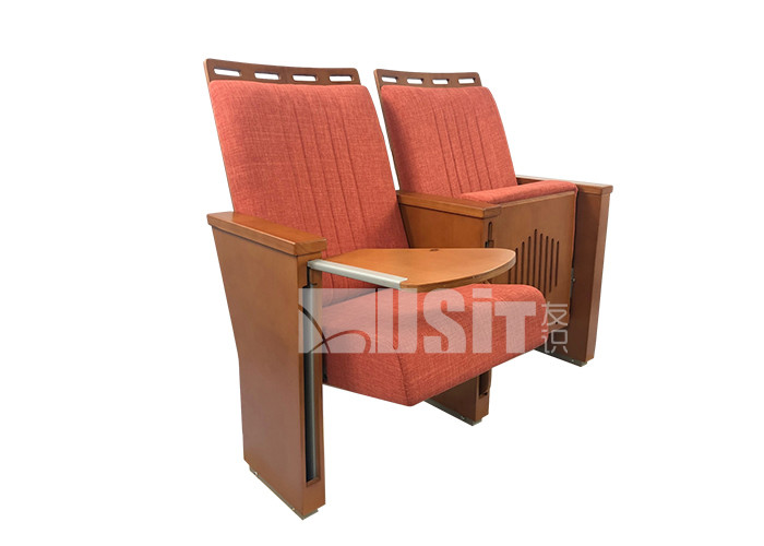 Meeting Room High Back Auditorium Theater Seating With Tablet