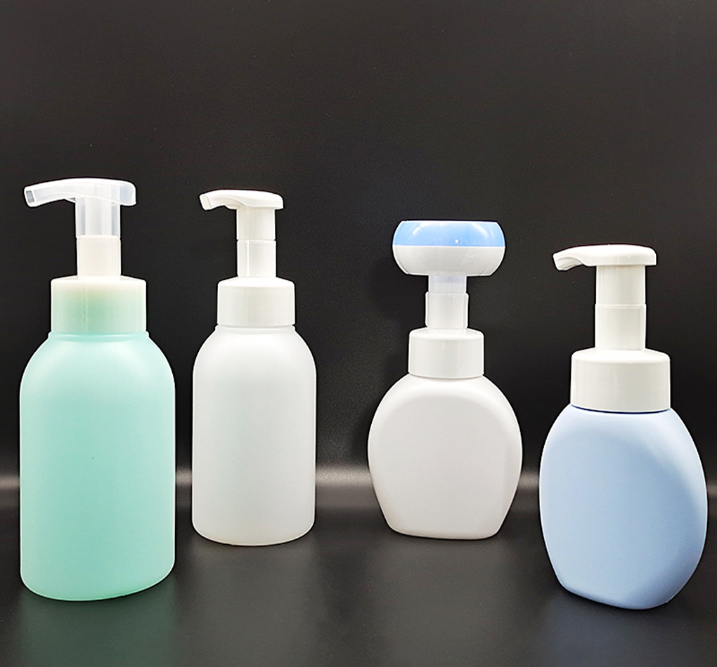 160ml Hand Wash Bottle Refillable Foaming Soap Dispenser Empty Custom Plastic Beauty Packaging