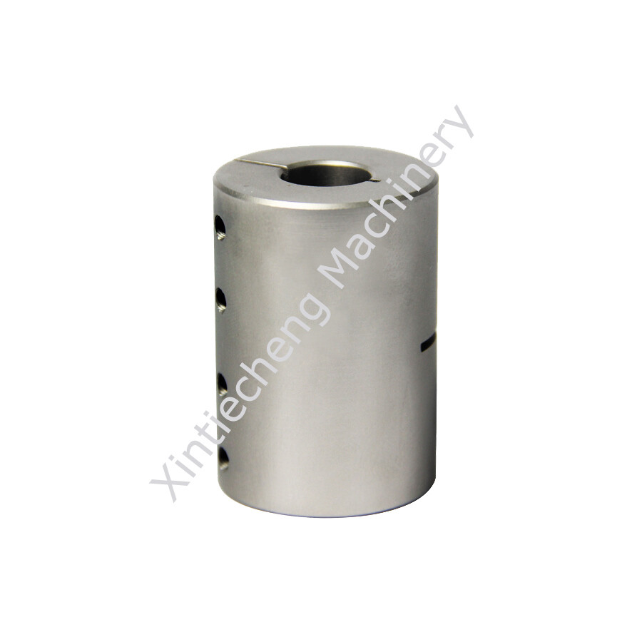 Shaft Coupling Machining Spare Parts With Silver Custom Machined Parts